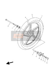 Front Wheel (For Cast Wheel - Model:5D64)